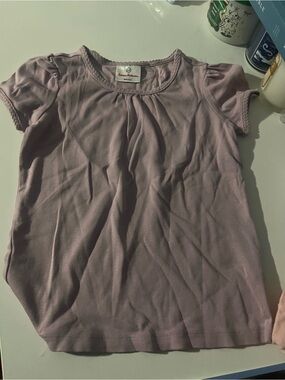 Hanna Andersson Light Lavender Short Sleeve Tee